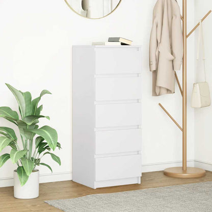 Skjenk Hvit med skuffer 37,5x35x99 cm