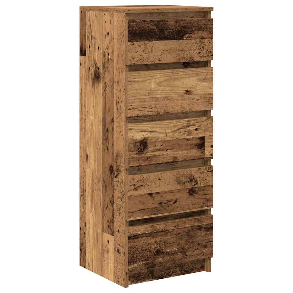 Skjenk Gammelt Tre med skuffer 37,5x35x99 cm