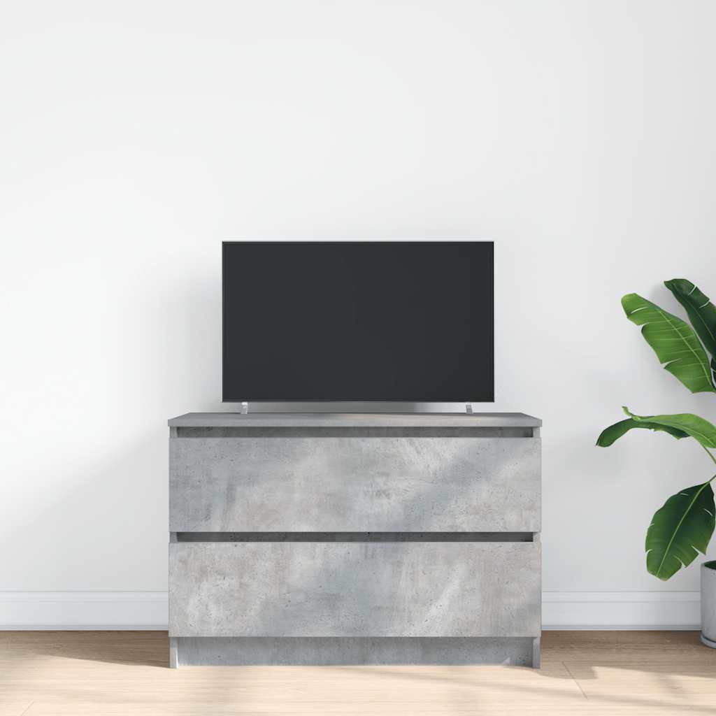 TV-Møbel Betonggrå TV-benk 80x35x54 cm