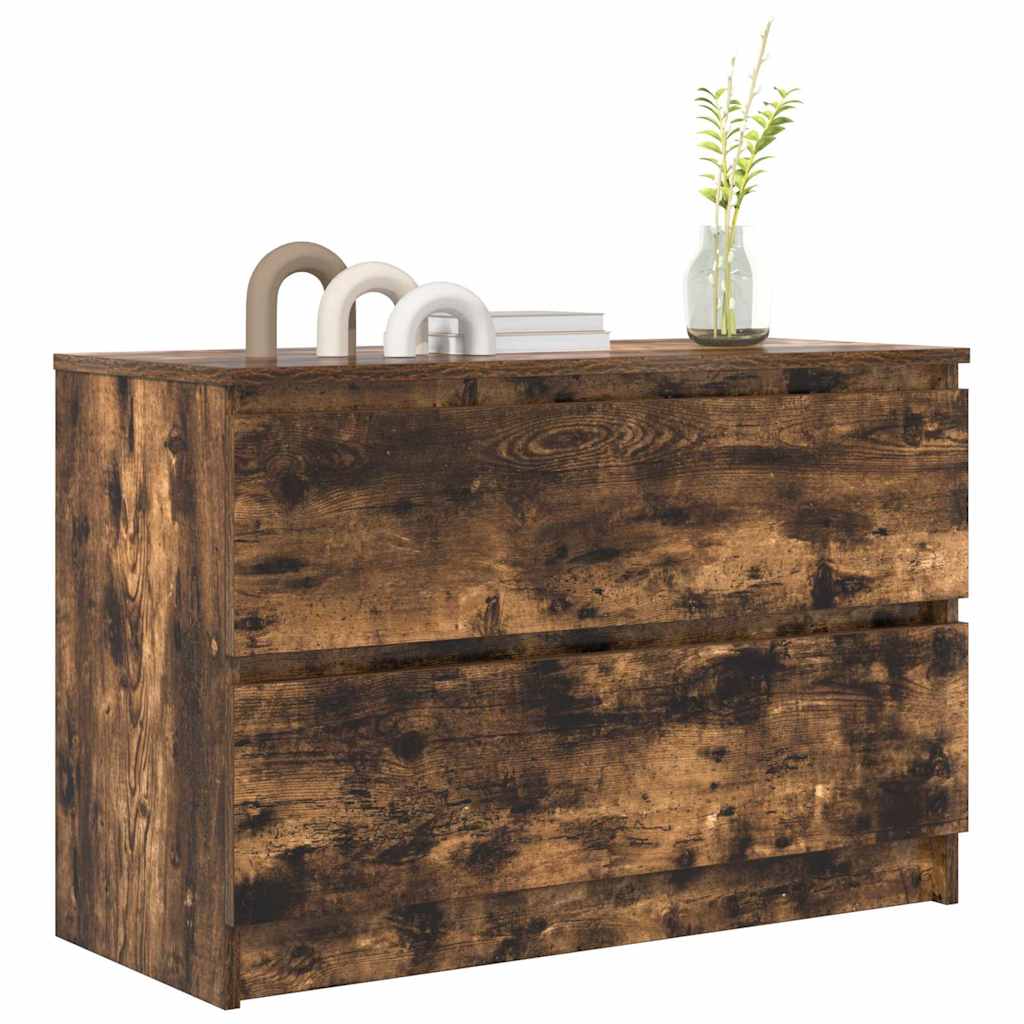 TV-Møbel Røkt EikTV-benk 80x35x54 cm