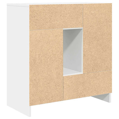 Skjenk Hvit med skuffer og dører 70,5x34x74,5 cm