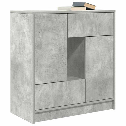 Skjenk Betonggrå med skuffer og dører 70,5x34x74,5 cm