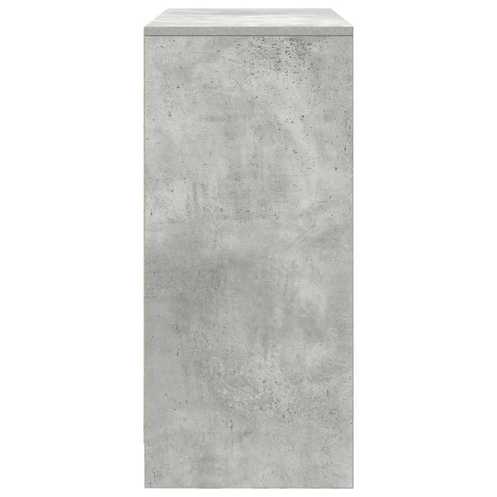 Skjenk Betonggrå med skuffer og dører 70,5x34x74,5 cm