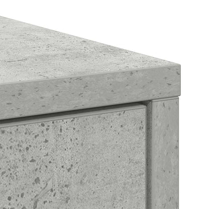 Skjenk Betonggrå med skuffer og dører 70,5x34x74,5 cm