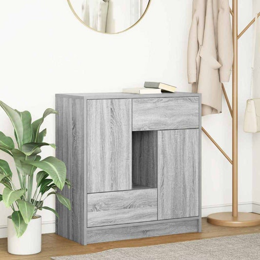 Skjenk Sonoma Grå med skuffer og dører 70,5x34x74,5 cm