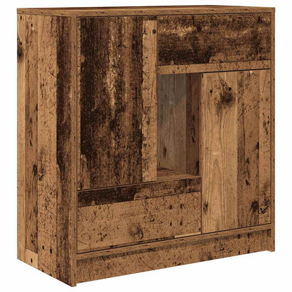 Skjenk Gammelt Tre med skuffer og dører 70,5x34x74,5 cm