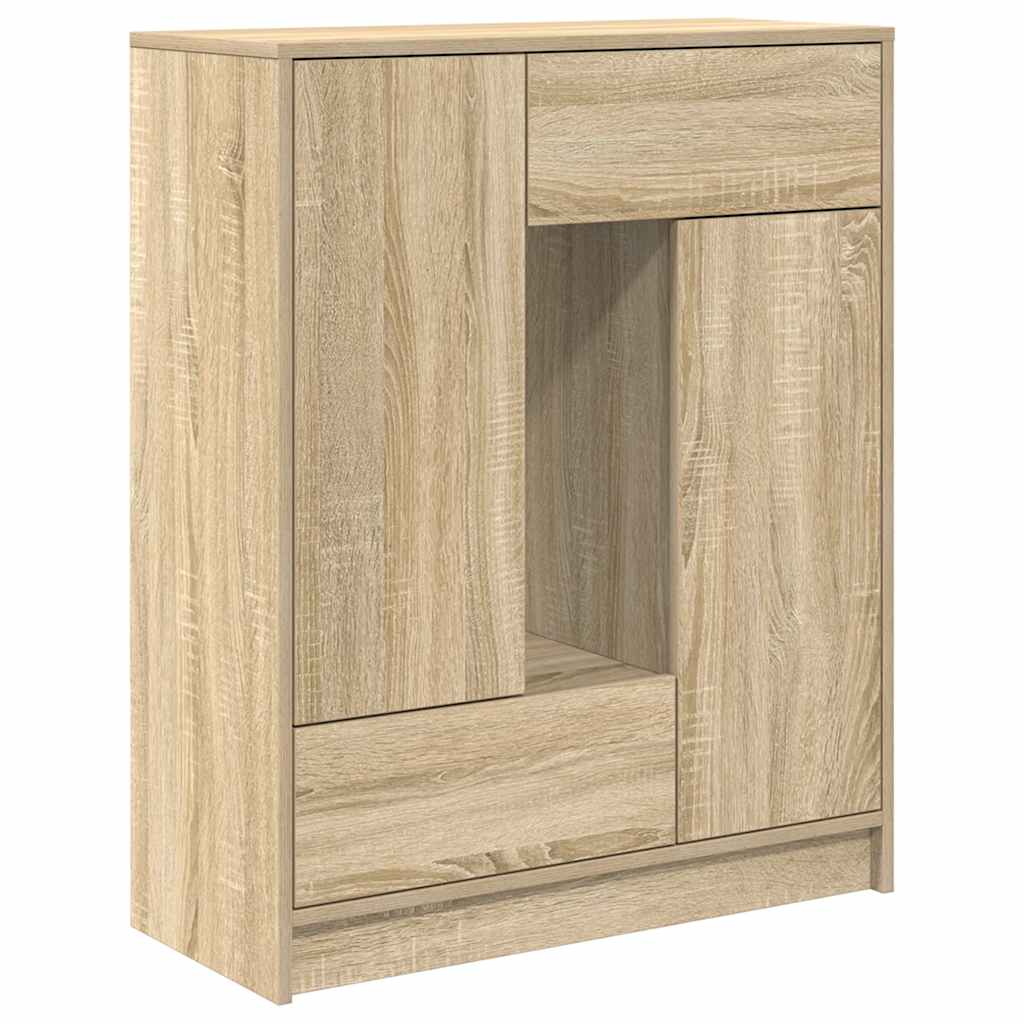 Skjenk Sonoma Eik med skuffer og dører 73x31x90 cm