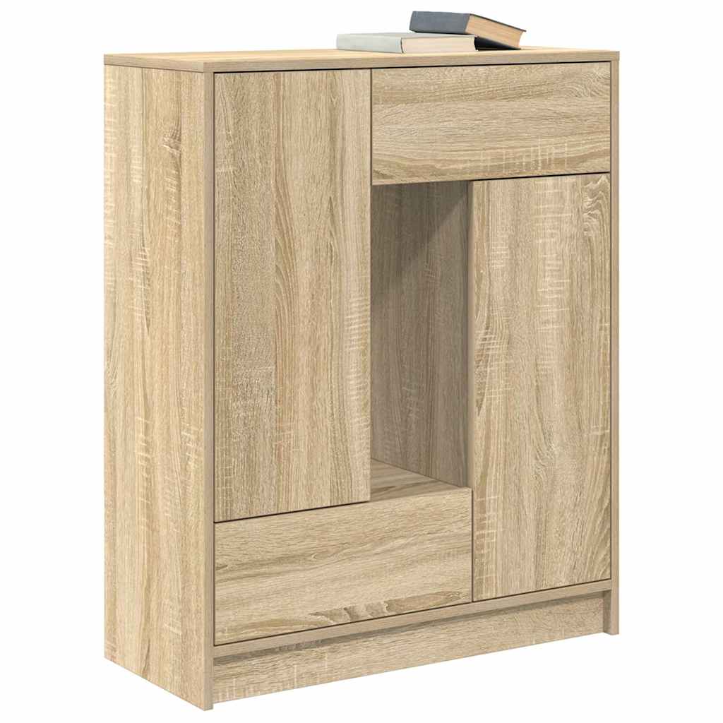 Skjenk Sonoma Eik med skuffer og dører 73x31x90 cm