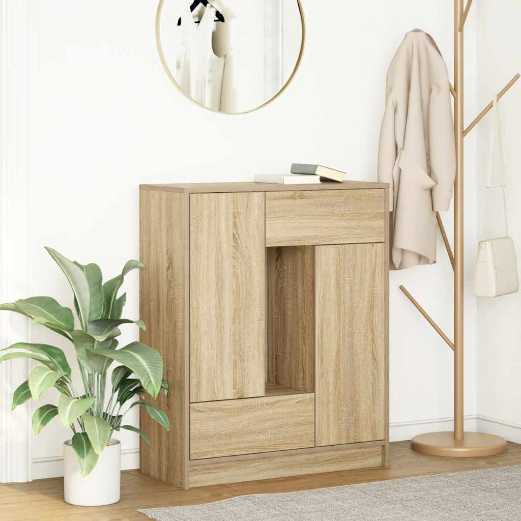 Skjenk Sonoma Eik med skuffer og dører 73x31x90 cm