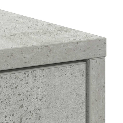 Skjenk Betonggrå med skuffer og dører 73x31x90 cm