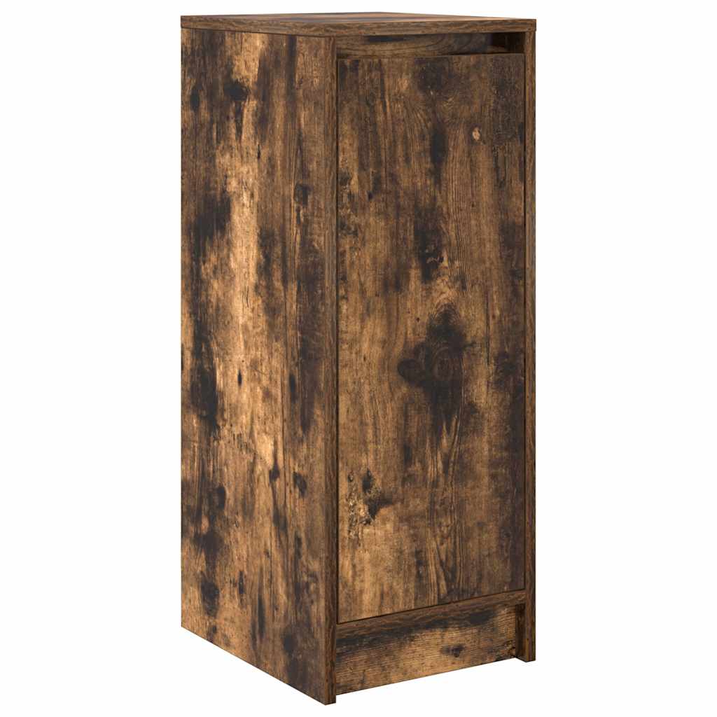 Skoskap Skohylle Skobenk Røkt Eik 29,5x34x76 cm