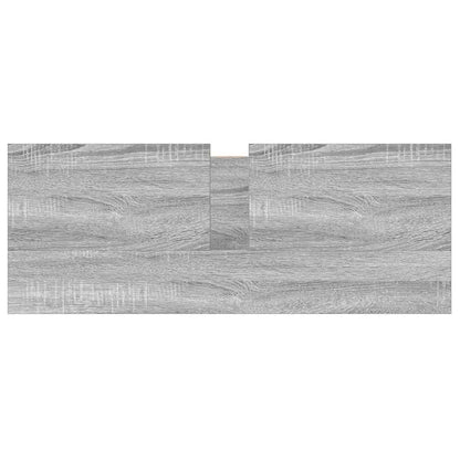 Servantskap Grå Eik med skuffer 90x34,5x60 cm