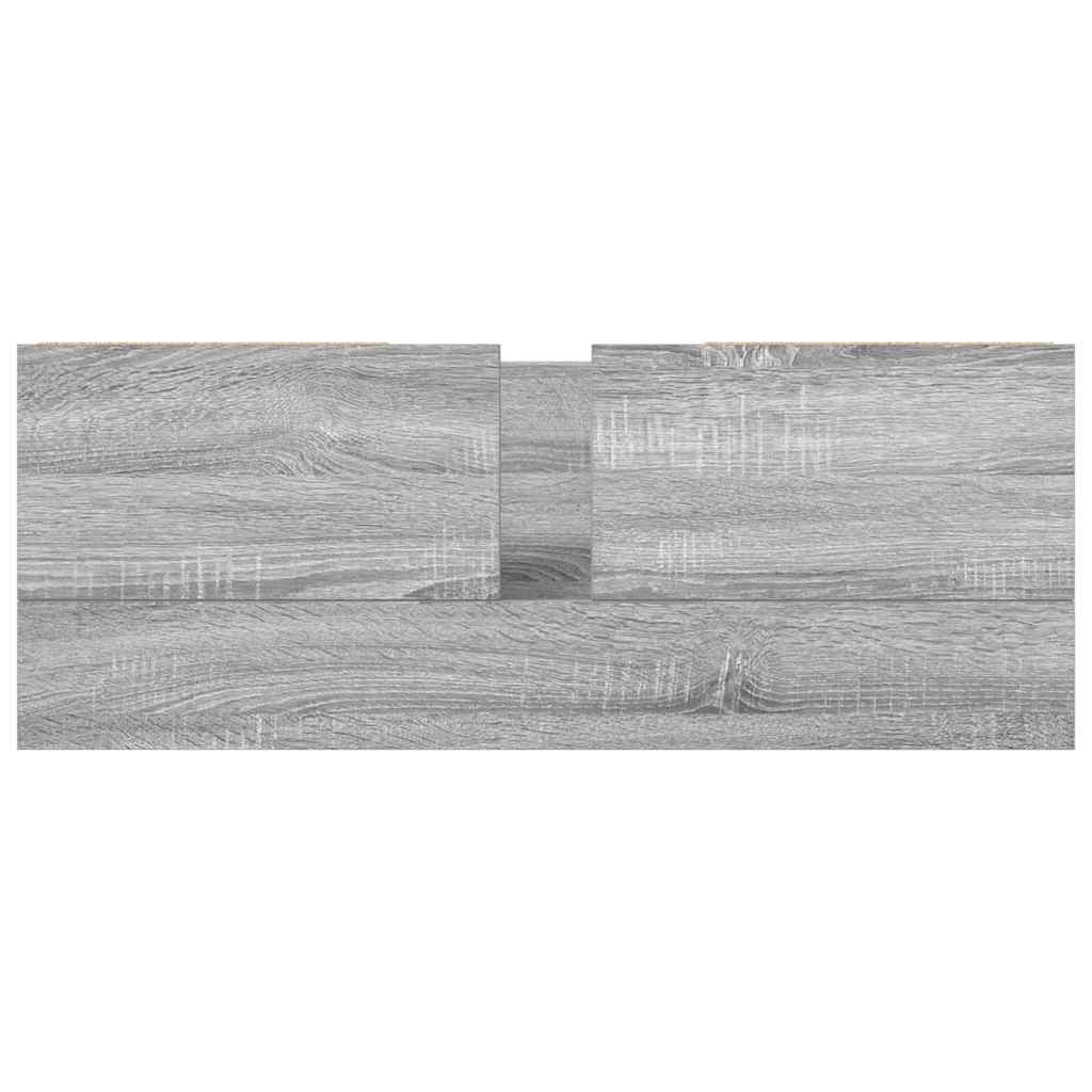 Servantskap Sonoma Grå med skuffer 90x34,5x60 cm