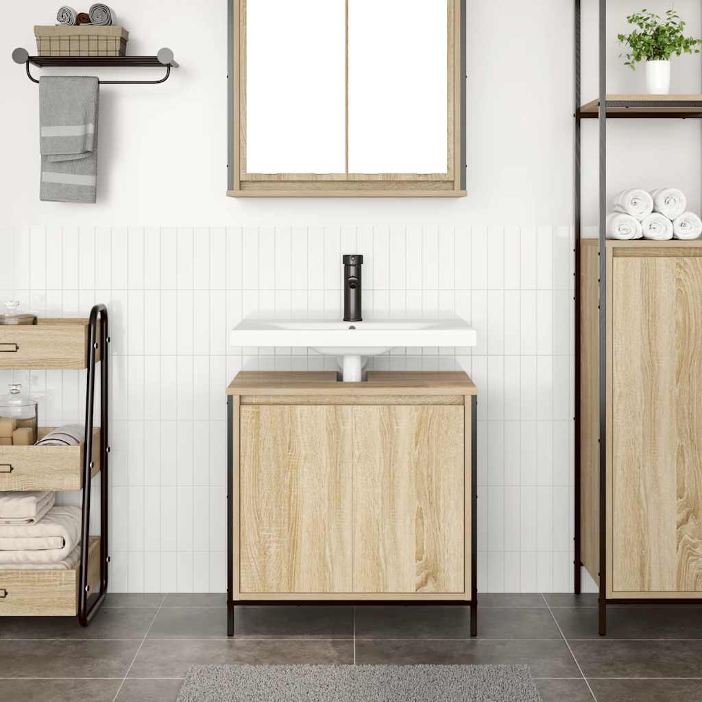 Baderomsservantskap sonoma eik 60x34,5x60 cm