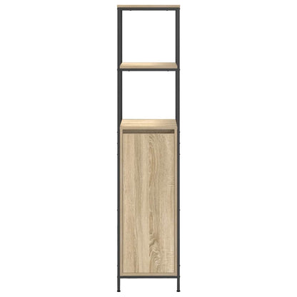 Baderomsskap Sonoma Eik med hyller 36x35x165 cm