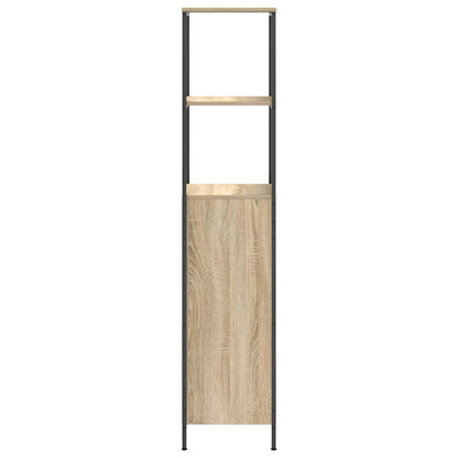 Baderomsskap Sonoma Eik med hyller 36x35x165 cm