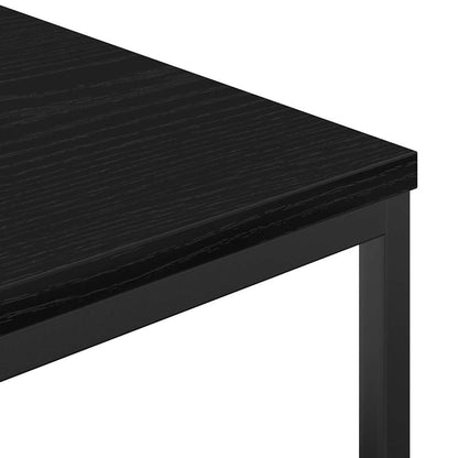 Baderomsskap Svart Eik med hyller 76,5x35x95 cm