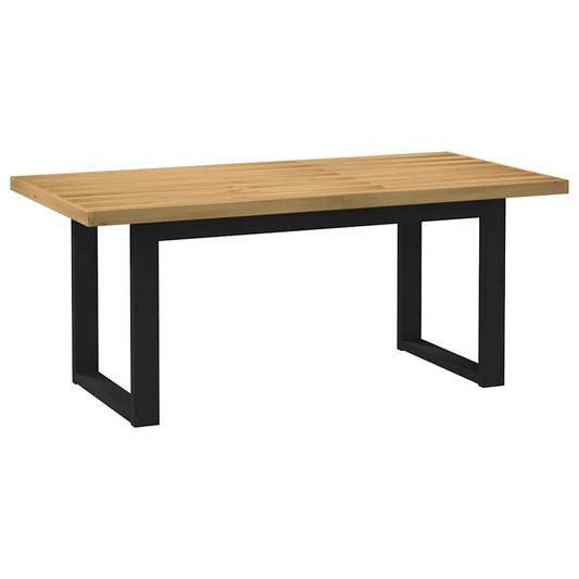 Spisebord Kjøkkenbord NOAIN U-formede ben 180x90x75 cm heltre furu