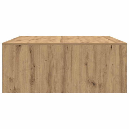 Salongbord Sofabord Artisan Eik med skuffer 100x100x40 cm