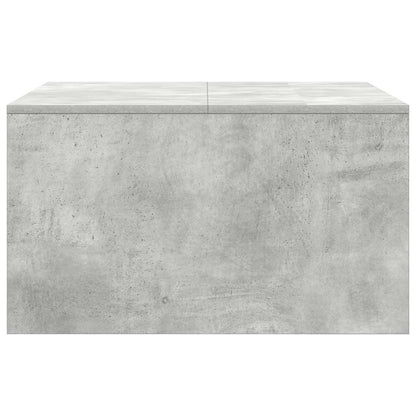 Salongbord Sofabord Betonggrå med skuffer 70,5x70x40 cm