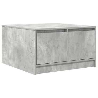 Salongbord Sofabord Betonggrå med skuffer 70,5x70x40 cm