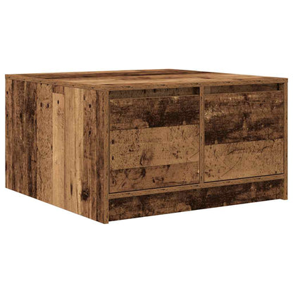 Salongbord Sofabord Gammelt Tre med skuffer 70,5x70x40 cm
