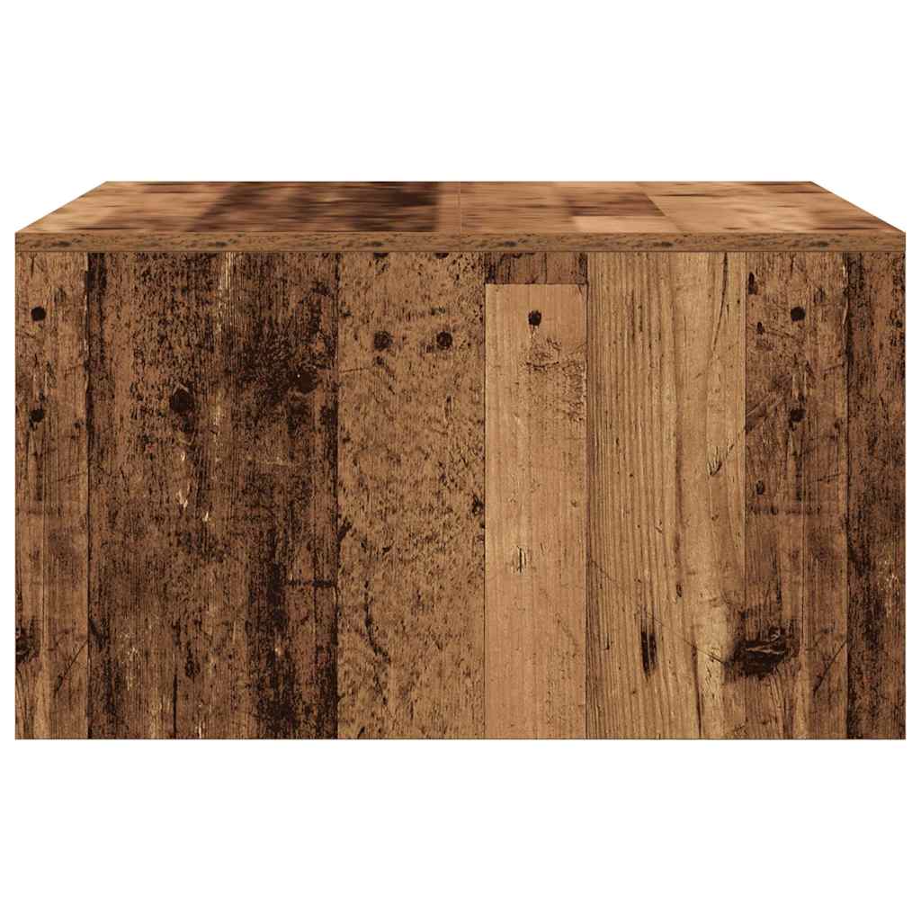Salongbord Sofabord Gammelt Tre med skuffer 70,5x70x40 cm