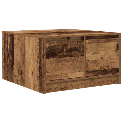 Salongbord Sofabord Gammelt Tre med skuffer 70,5x70x40 cm