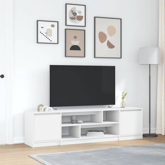 TV-Møbel Hvit TV-benk 188,5x41x50 cm