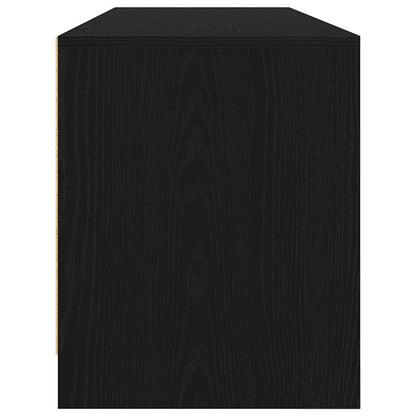 TV-Møbel Svart Eik TV-benk 188,5x41x50 cm