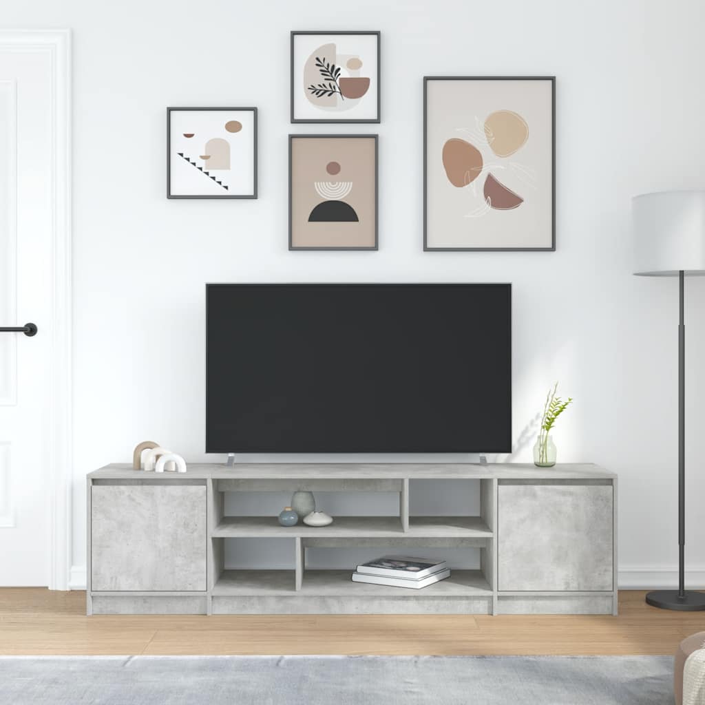 TV-Møbel Betonggrå TV-benk 188,5x41x50 cm
