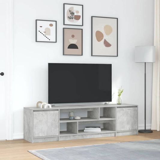 TV-Møbel Betonggrå TV-benk 188,5x41x50 cm