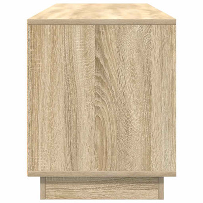 TV-Møbel Sonoma Eik TV-benk med LED-lys 160,5x41x50 cm