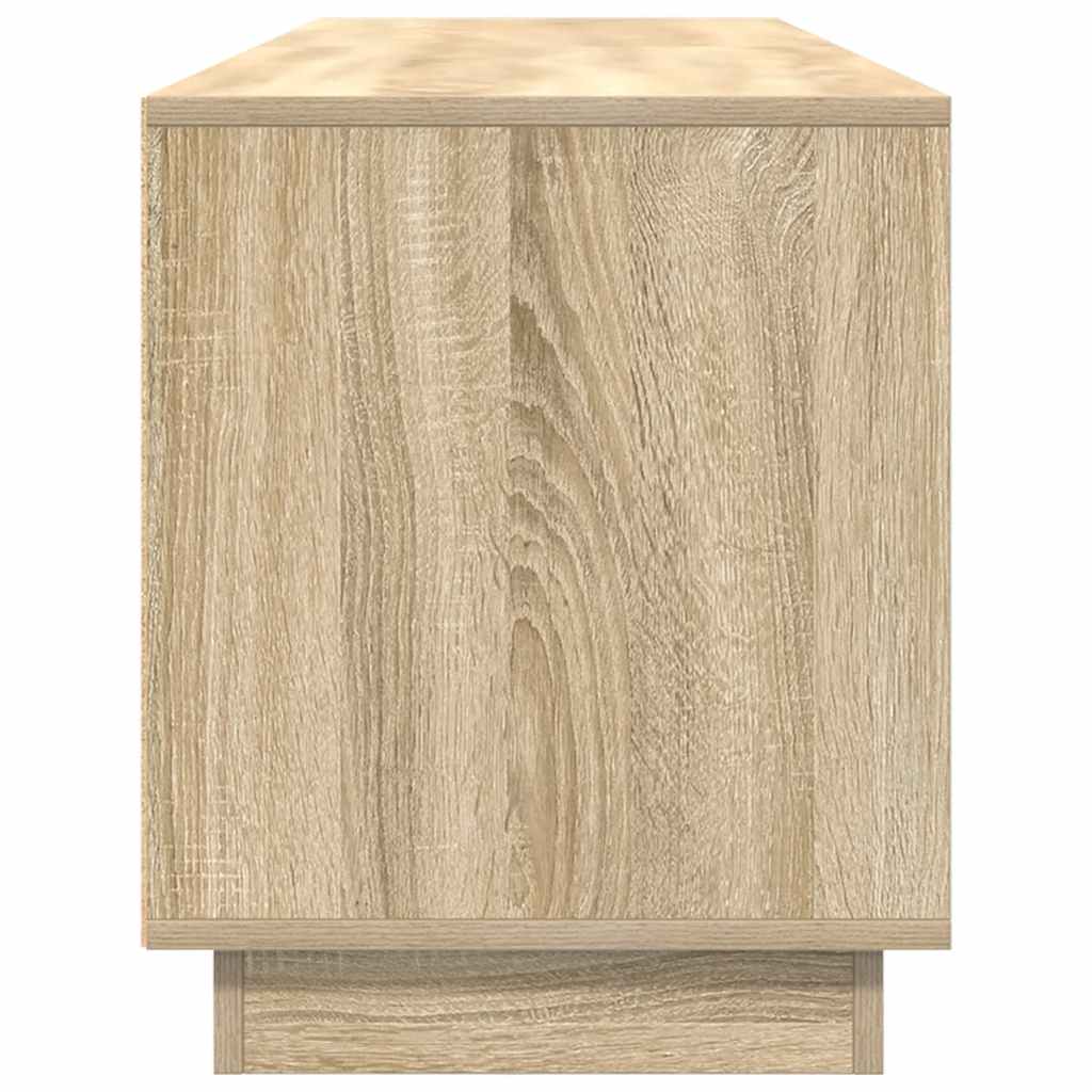 TV-Møbel Sonoma Eik TV-benk med LED-lys 193,5x41x50 cm