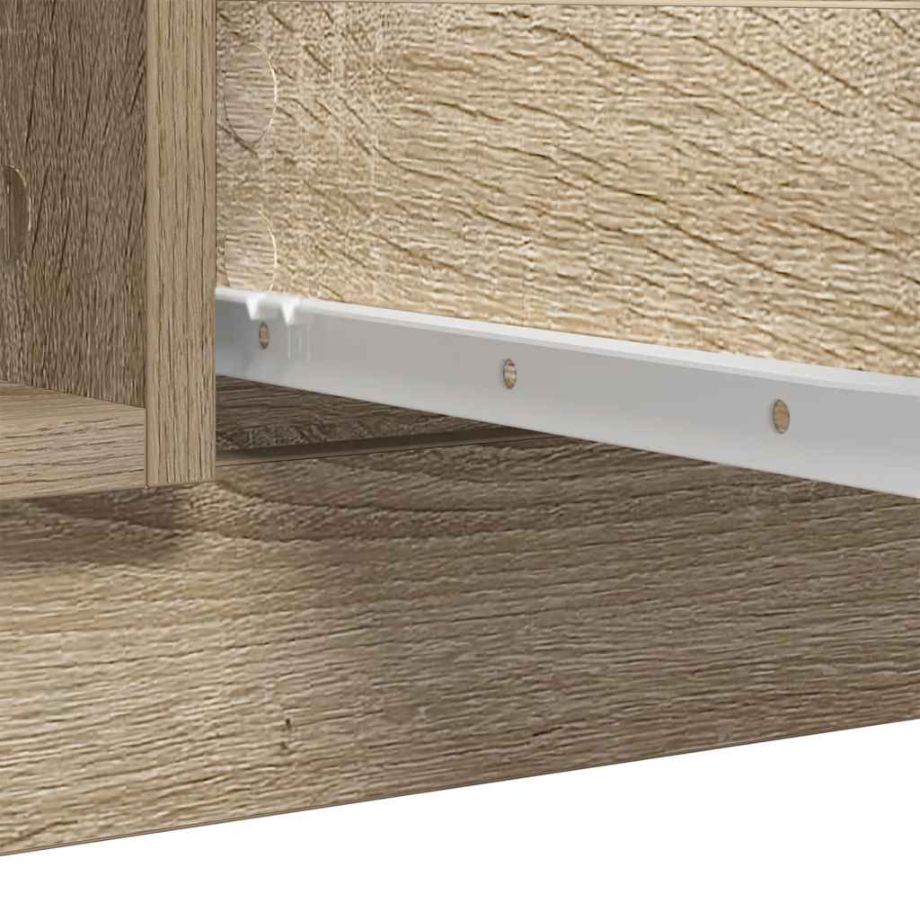 Skjenk Sonoma Eik med skuffer 100,5x35x98,5 cm