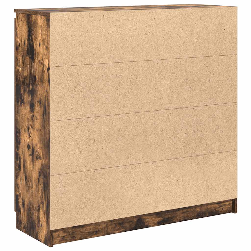 Skjenk Røkt Eik med skuffer 100,5x35x98,5 cm