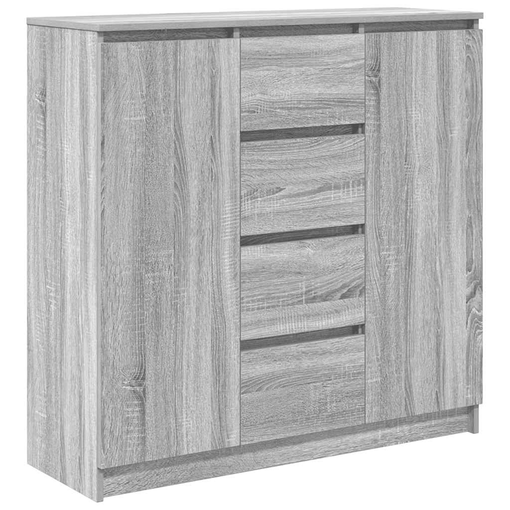 Skjenk Sonoma Grå med skuffer 100,5x35x98,5 cm