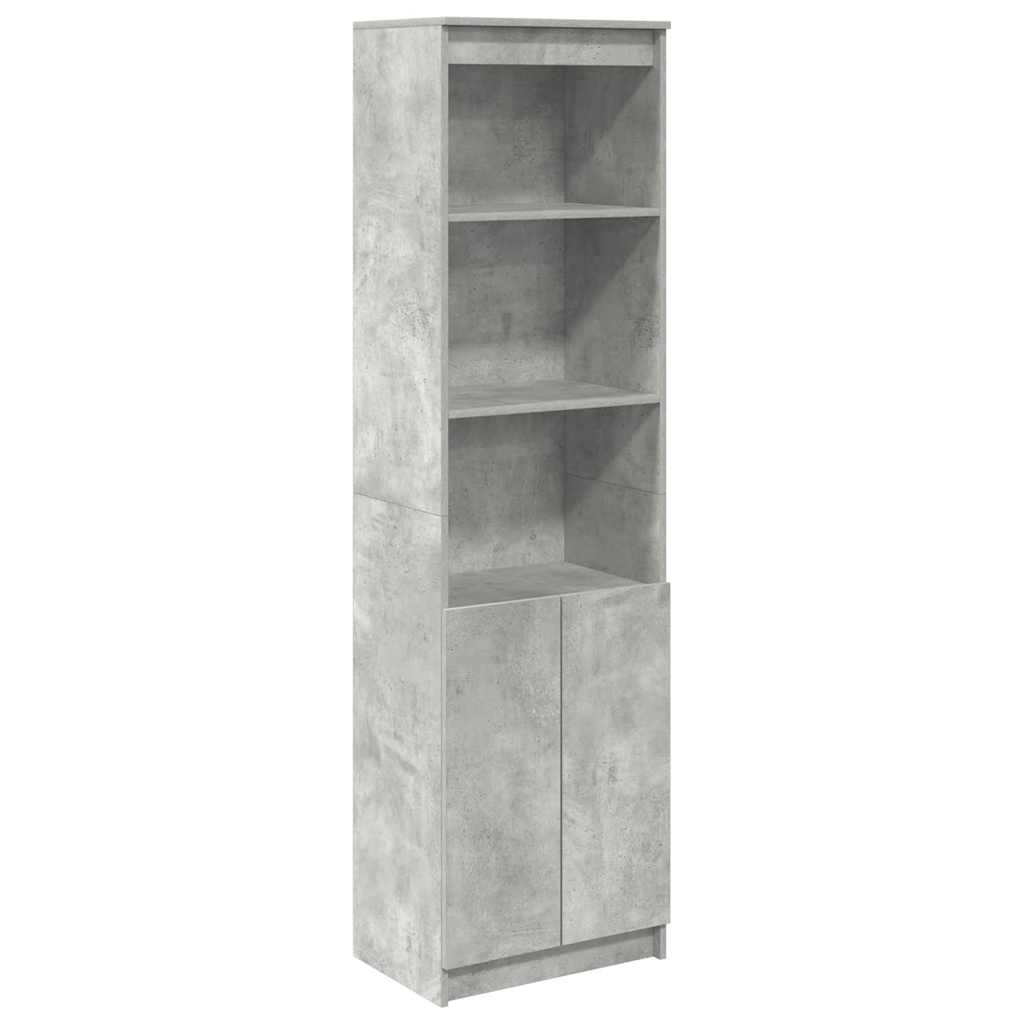 Skap Betonggrå 50x35x180 cm