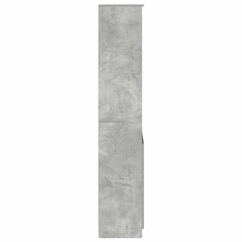 Skap Betonggrå 50x35x180 cm