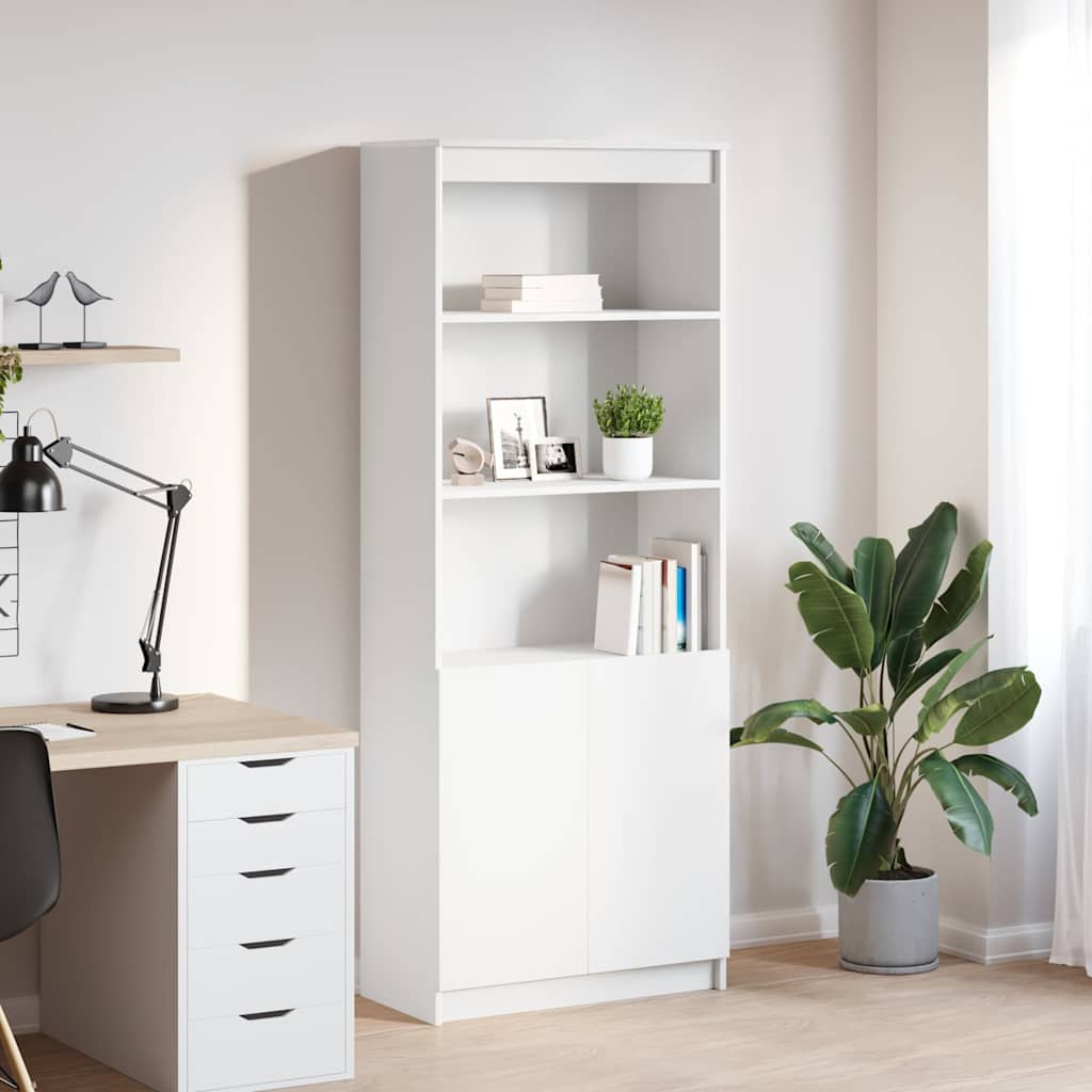 Skap Hvit 70x35x180 cm