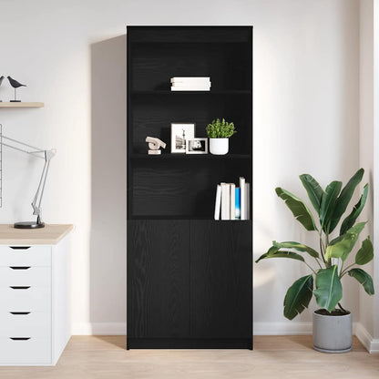 Skap Svart Eik 70x35x180 cm