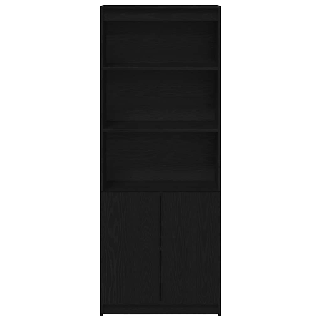 Skap Svart Eik 70x35x180 cm