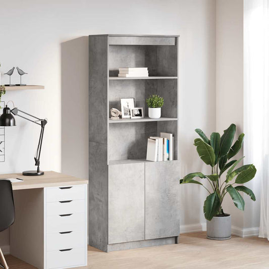 Skap Betonggrå 70x35x180 cm