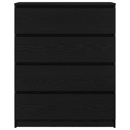 Skjenk Svart Eik 70x34x90 cm