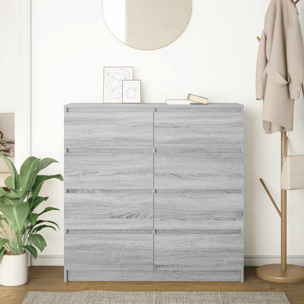 Skjenk Sonoma Grå 100x35x99 cm