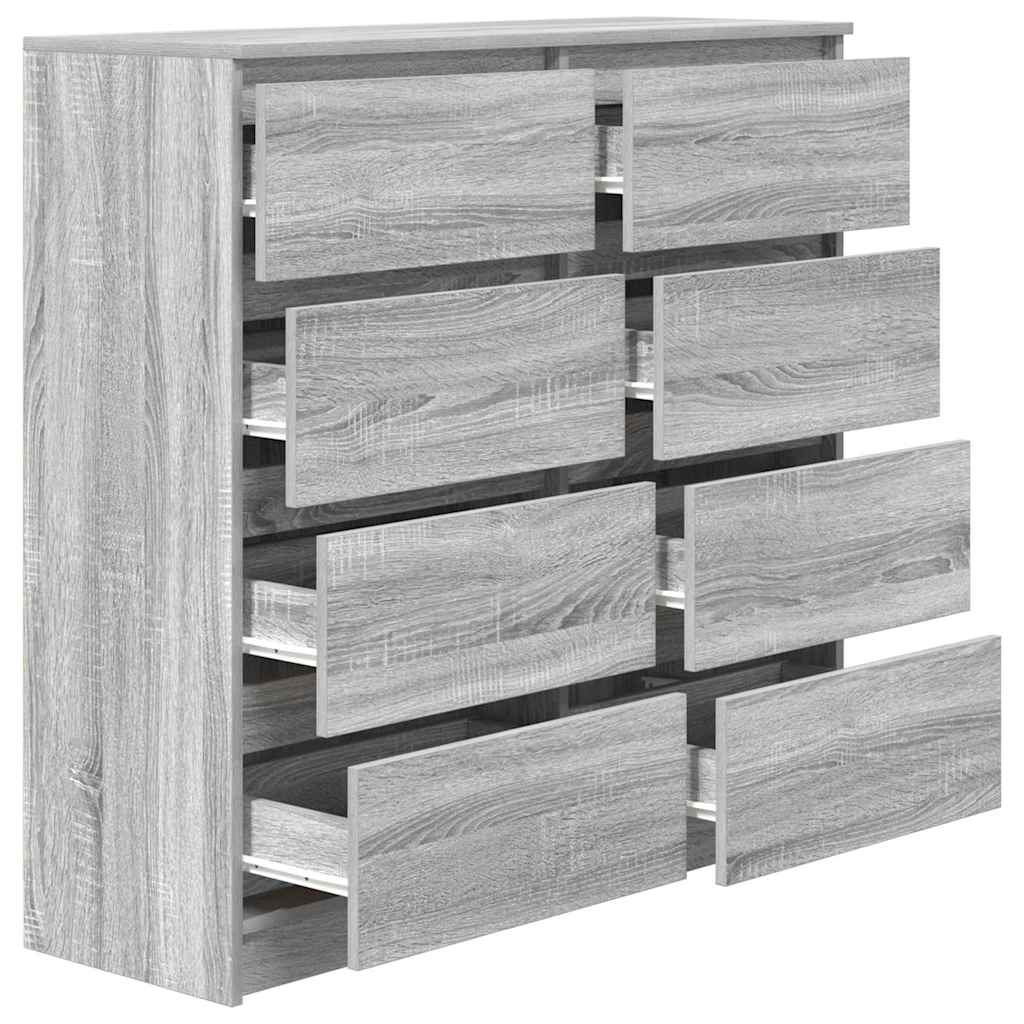 Skjenk Sonoma Grå 100x35x99 cm