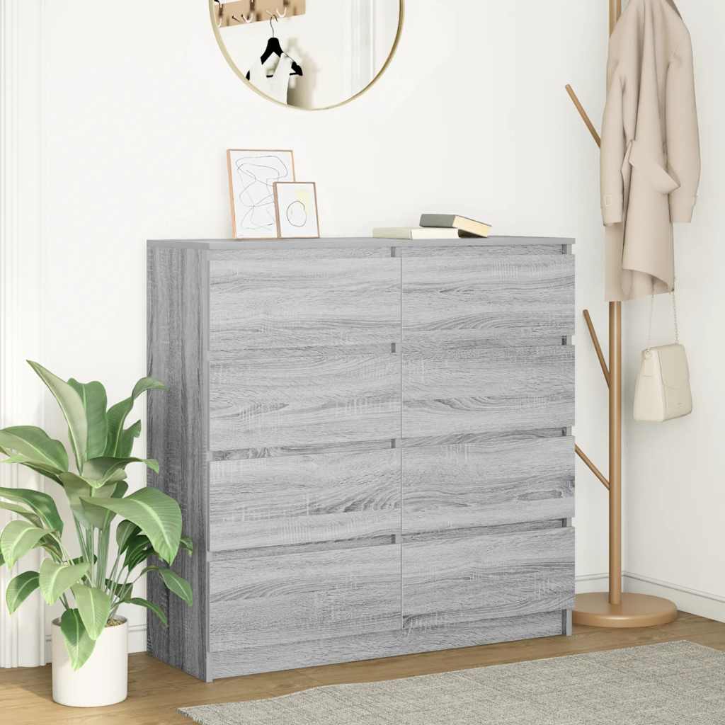 Skjenk Sonoma Grå 100x35x99 cm