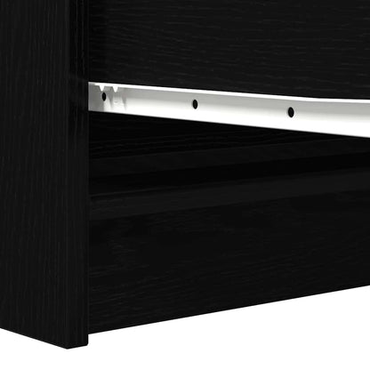 Skjenk Svart Eik 100x35x76 cm