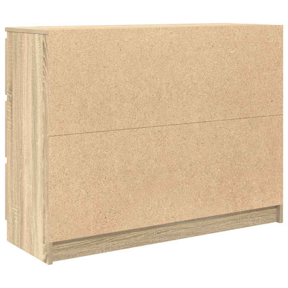Skjenk sonoma eik 100x35x76 cm konstruert tre