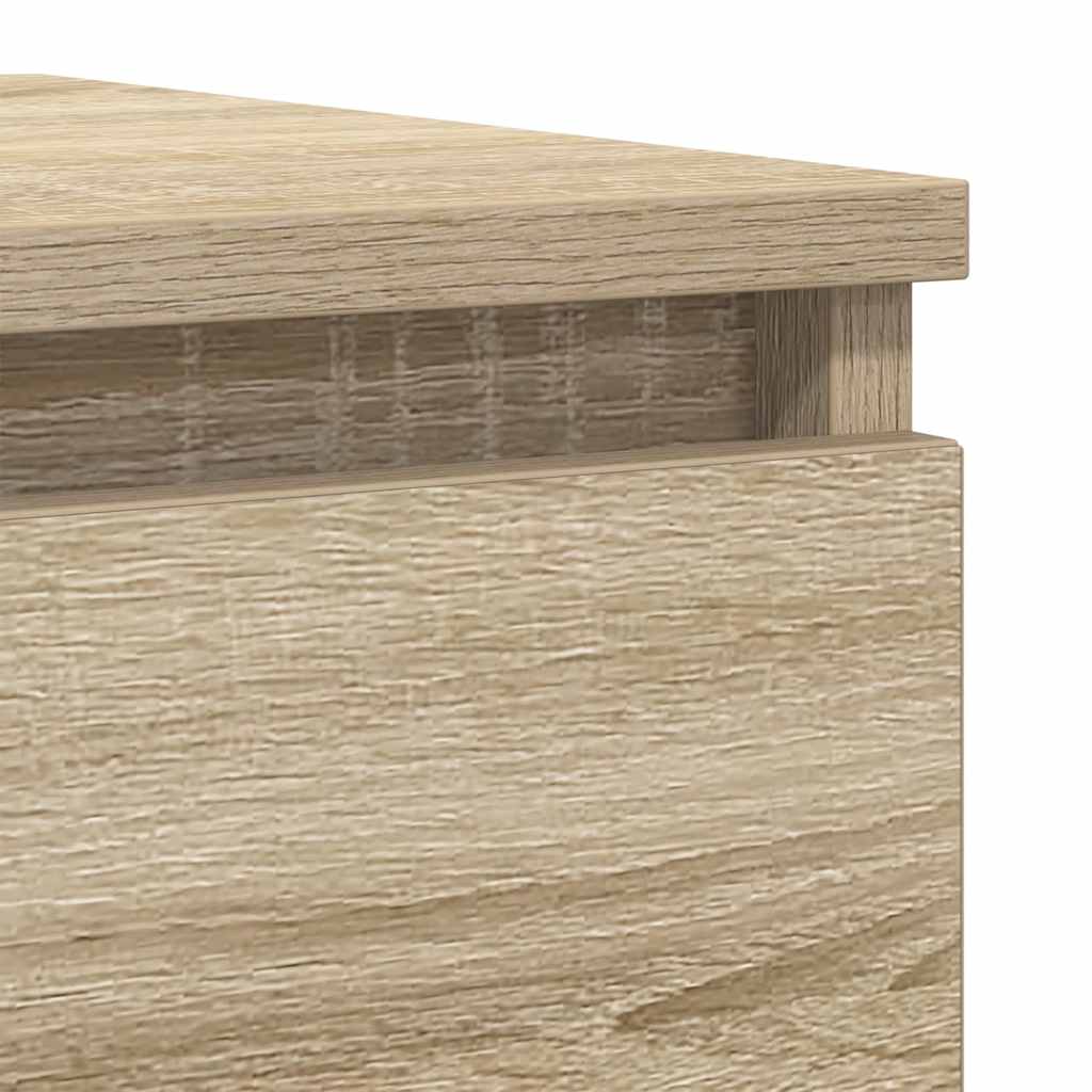 Skjenk sonoma eik 100x35x76 cm konstruert tre
